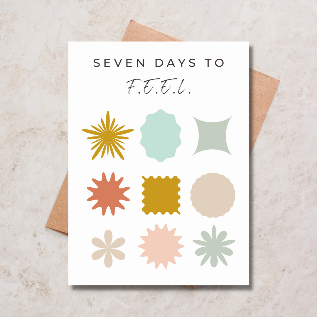 seven days to feel workbook